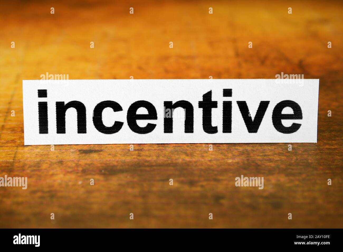 Incentive Incentive Stockfoto