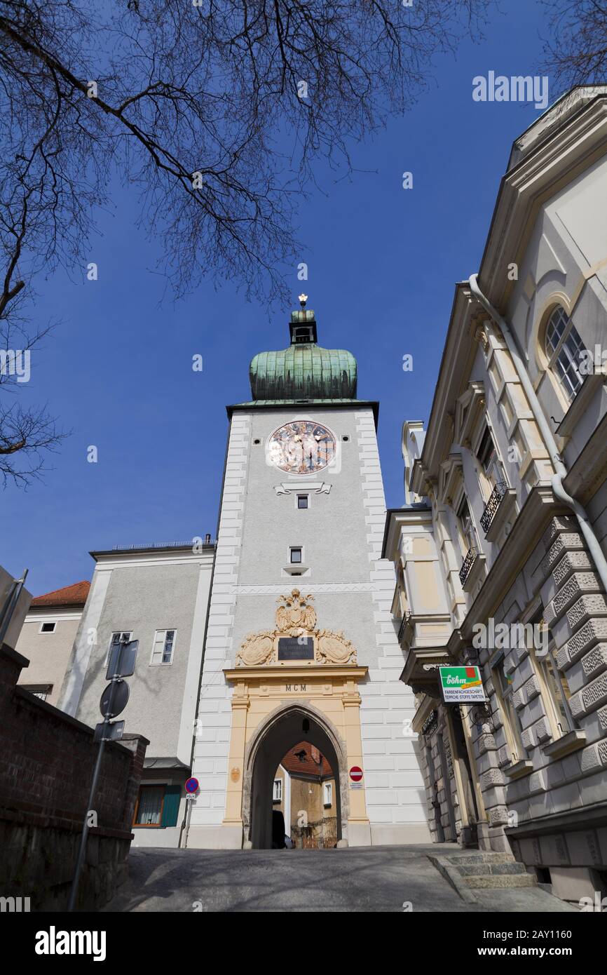 Ybbstor nordwestlich, Waidhofen an der Ybbs Stockfoto