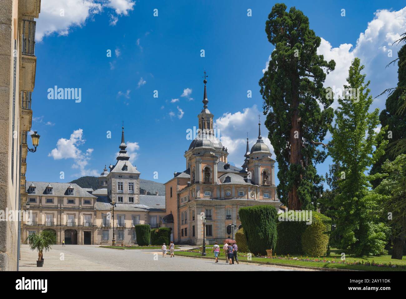 Die Königliche Kapelle in Real Sitio de San Ildefonso, Provinz Segovia, Spanien. Die Stadt ist auch unter den Namen San Ildefonso, La Granja de San Ildefonso oder La G bekannt Stockfoto