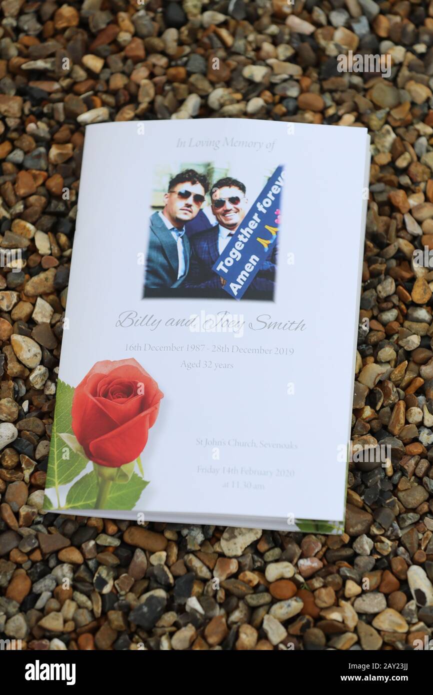 The Order of Service for the Funeral of My Big Fat Gypsy Wedding's