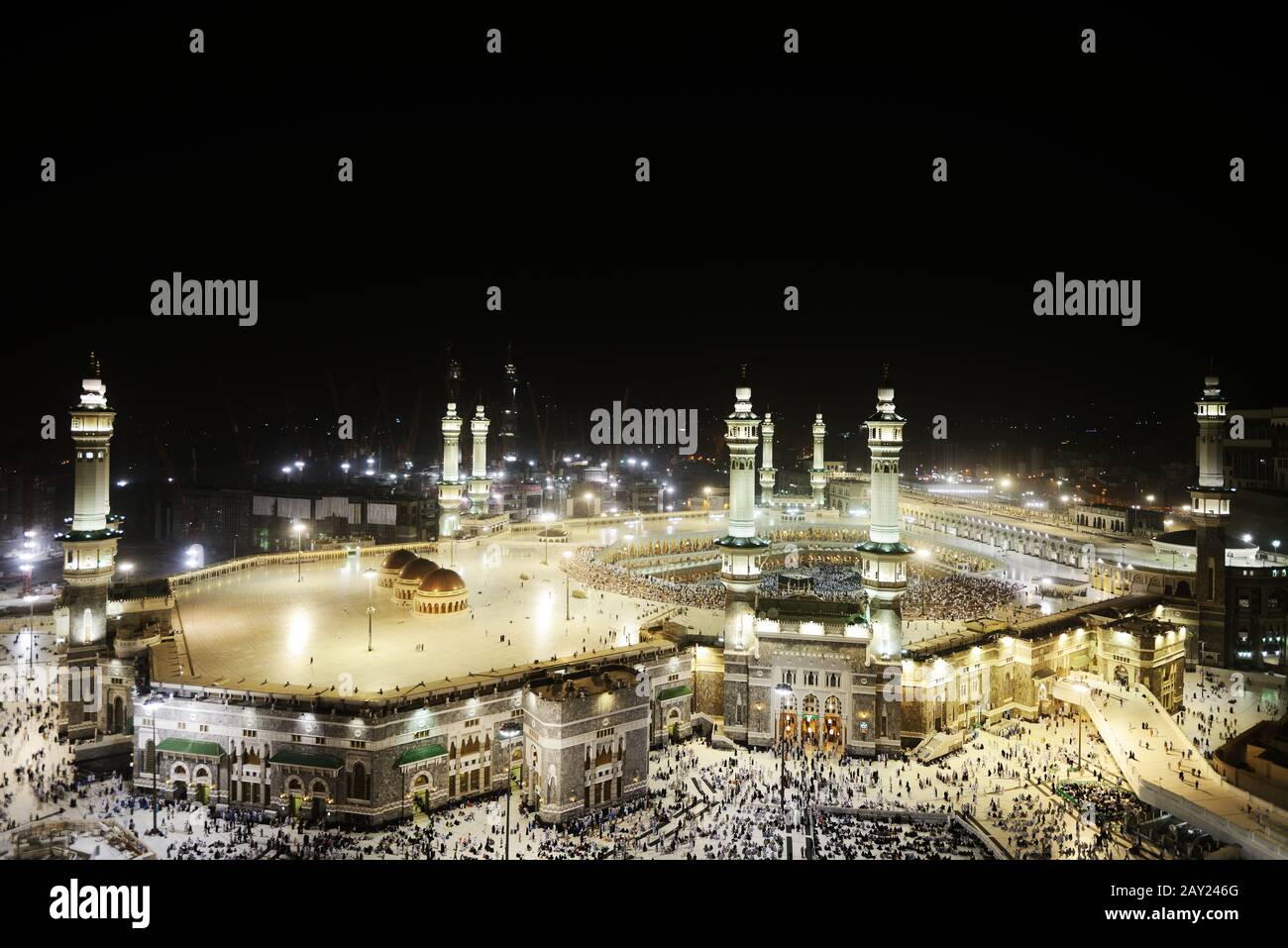 Makkah Kaaba heilige Moschee Stockfoto