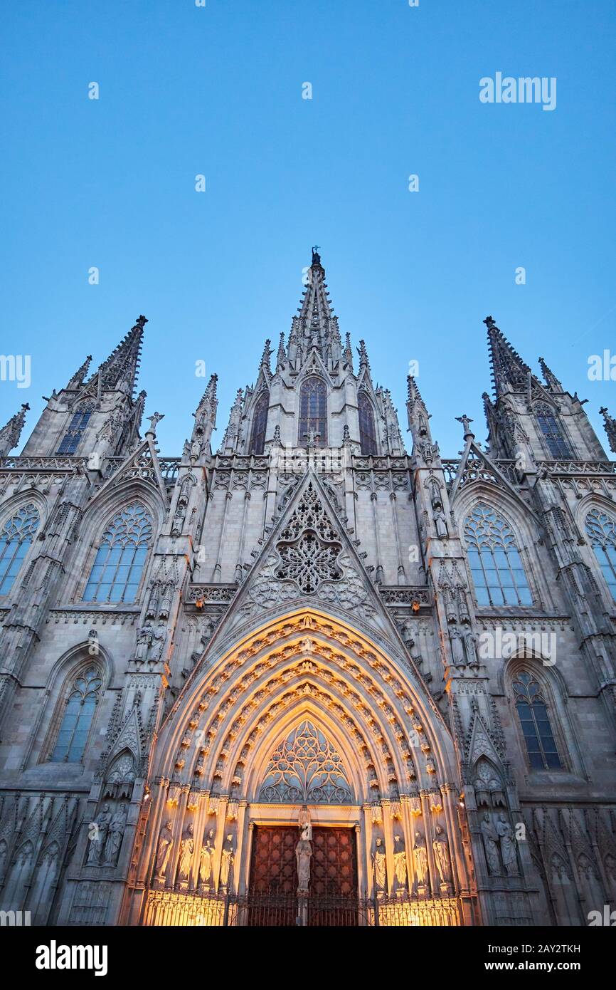 Die Kathedrale von Barcelona, Spanien Stockfoto