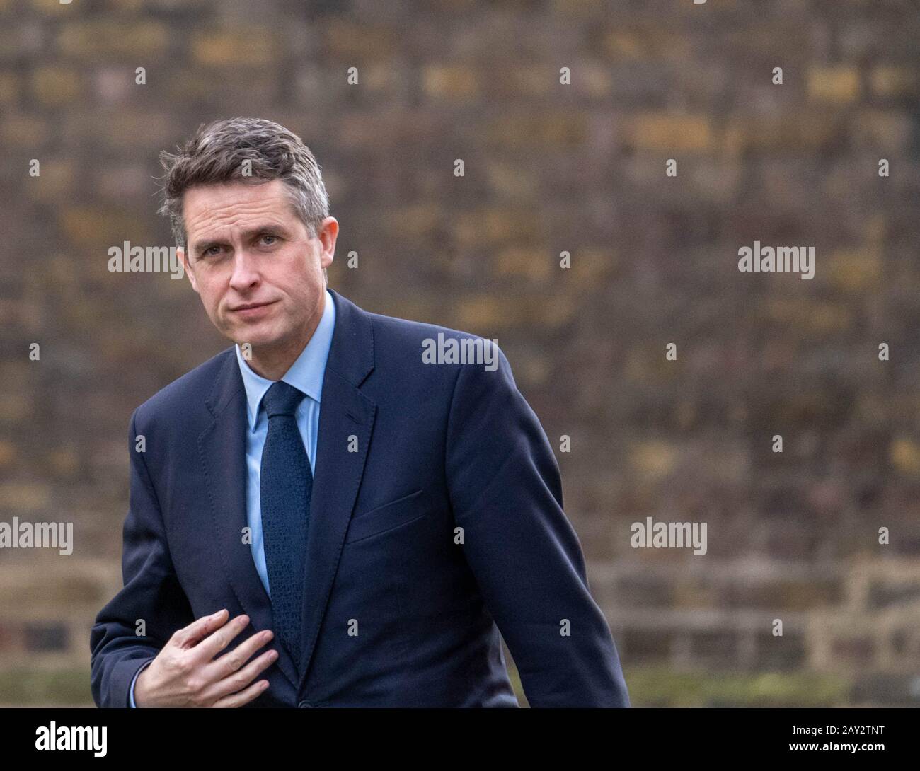 London, Großbritannien. Februar 2020. Gavin Williamson MP PC Education Secretary kommt zu einem Kabinettstreffen in der 10 Downing Street, London Credit: Ian Davidson/Alamy Live News Stockfoto