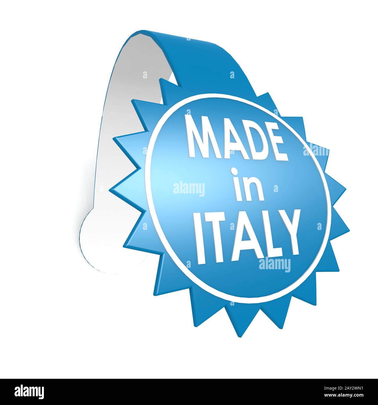 In Italien star Label Stockfoto