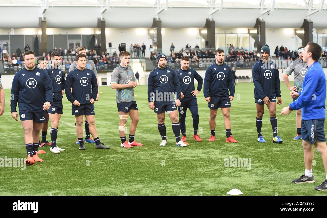 Riccarton, Edinburgh, Schottland, Großbritannien. Feb., 20. Guinness Six Nations Matches vs Italy Scotland Credit: Eric mccowat/Alamy Live News Stockfoto