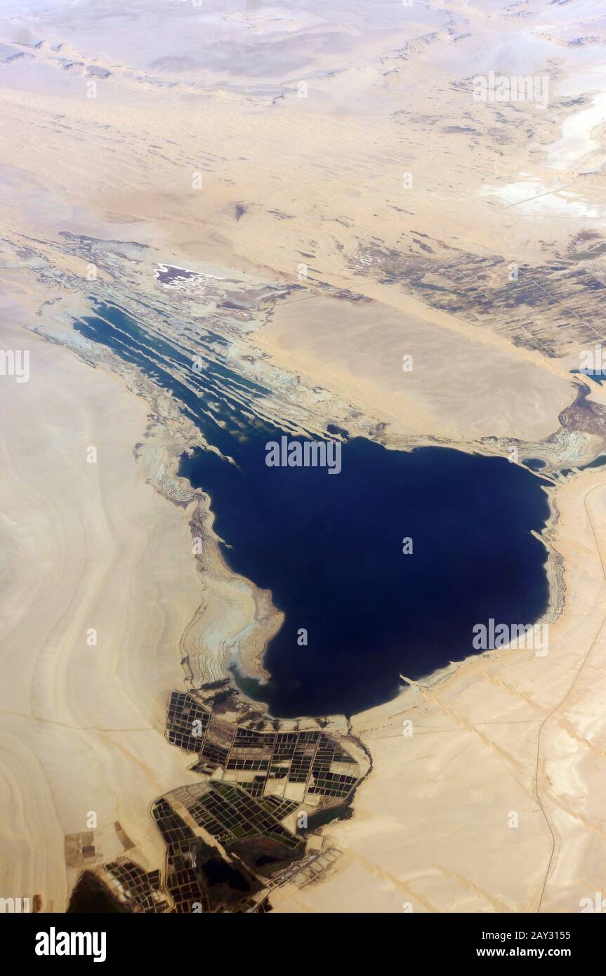 Wadi El Aryan Stockfoto