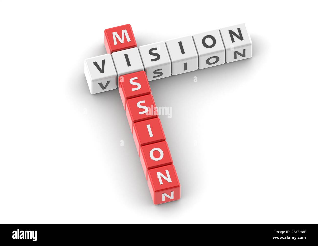 Mission Vision Stockfoto