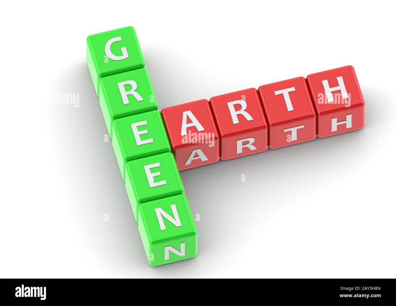 Grüne Erde Stockfoto