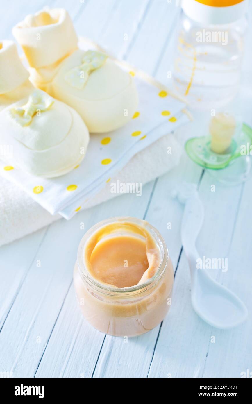 Baby-und Kinderrezepte Stockfoto