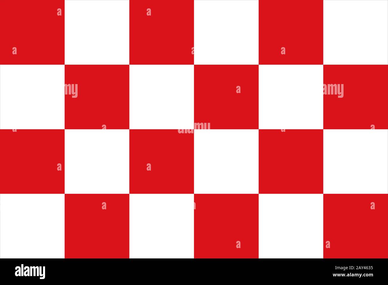 Nordbrabantische Flagge Stockfoto