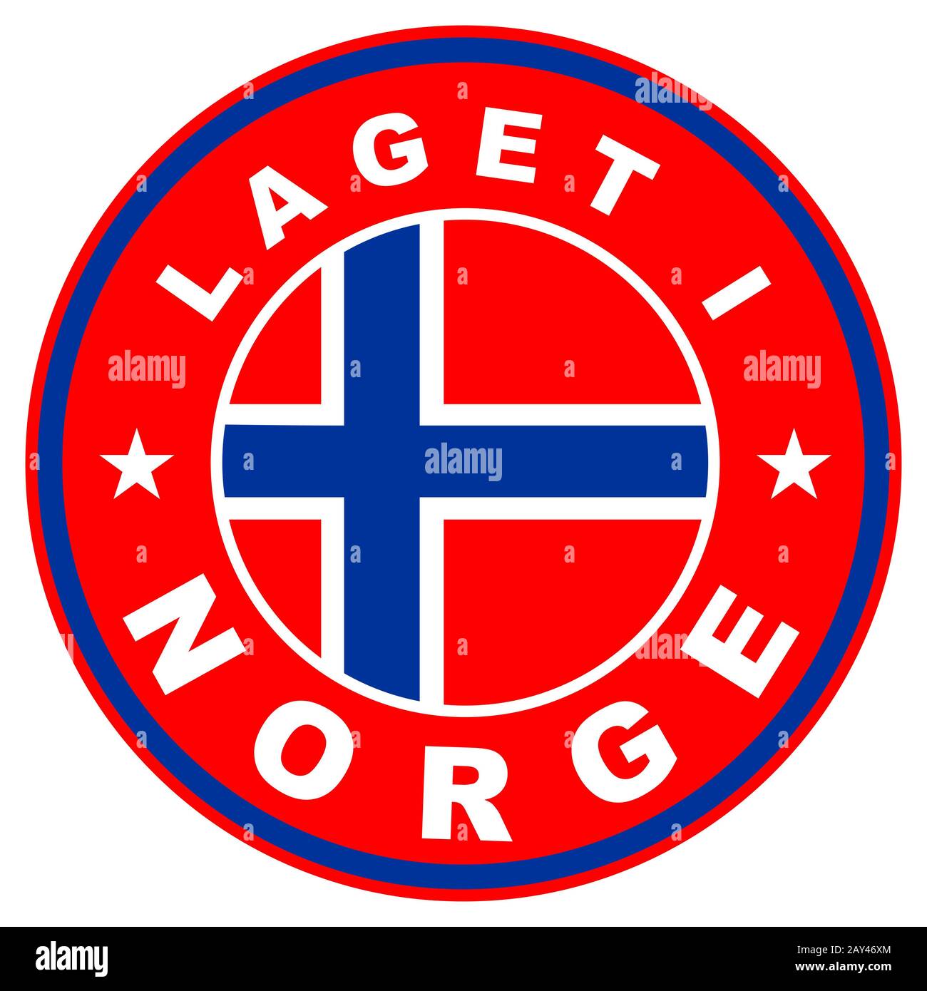 Laget ich Norge Stockfoto