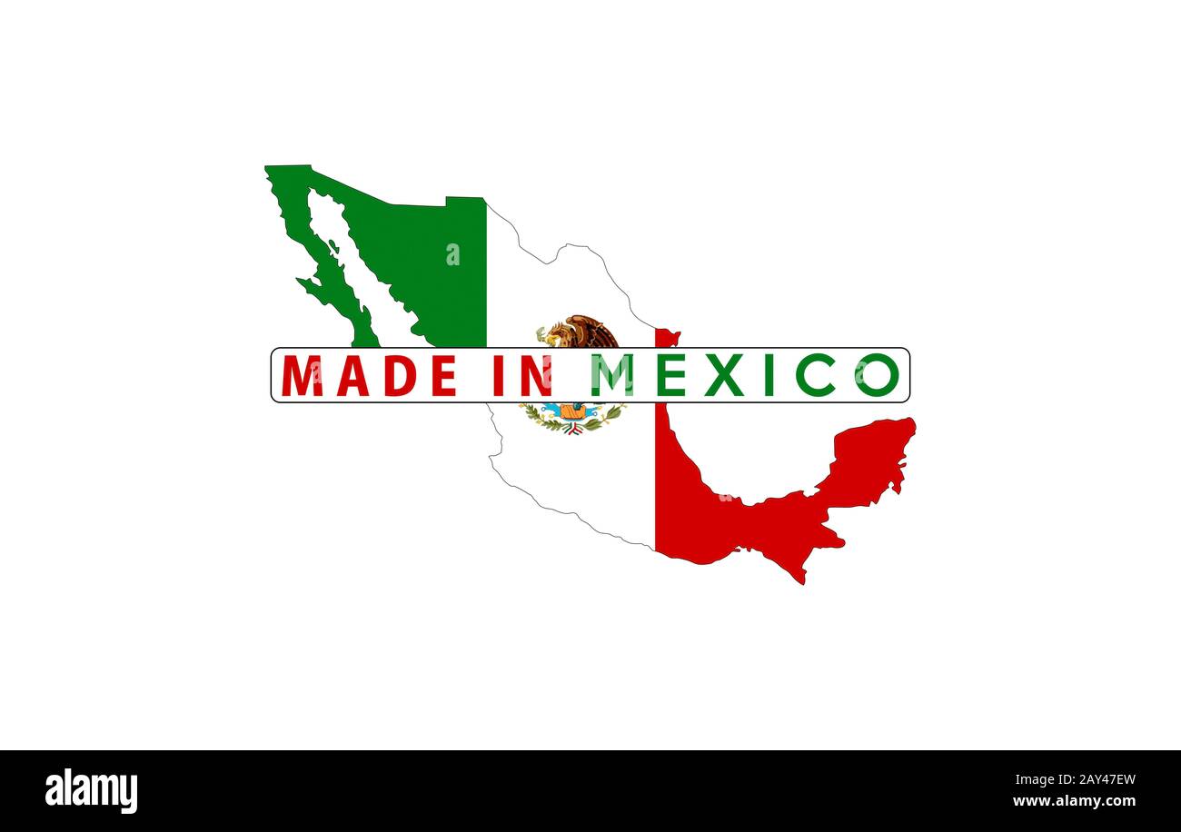 hergestellt in Mexiko Stockfoto