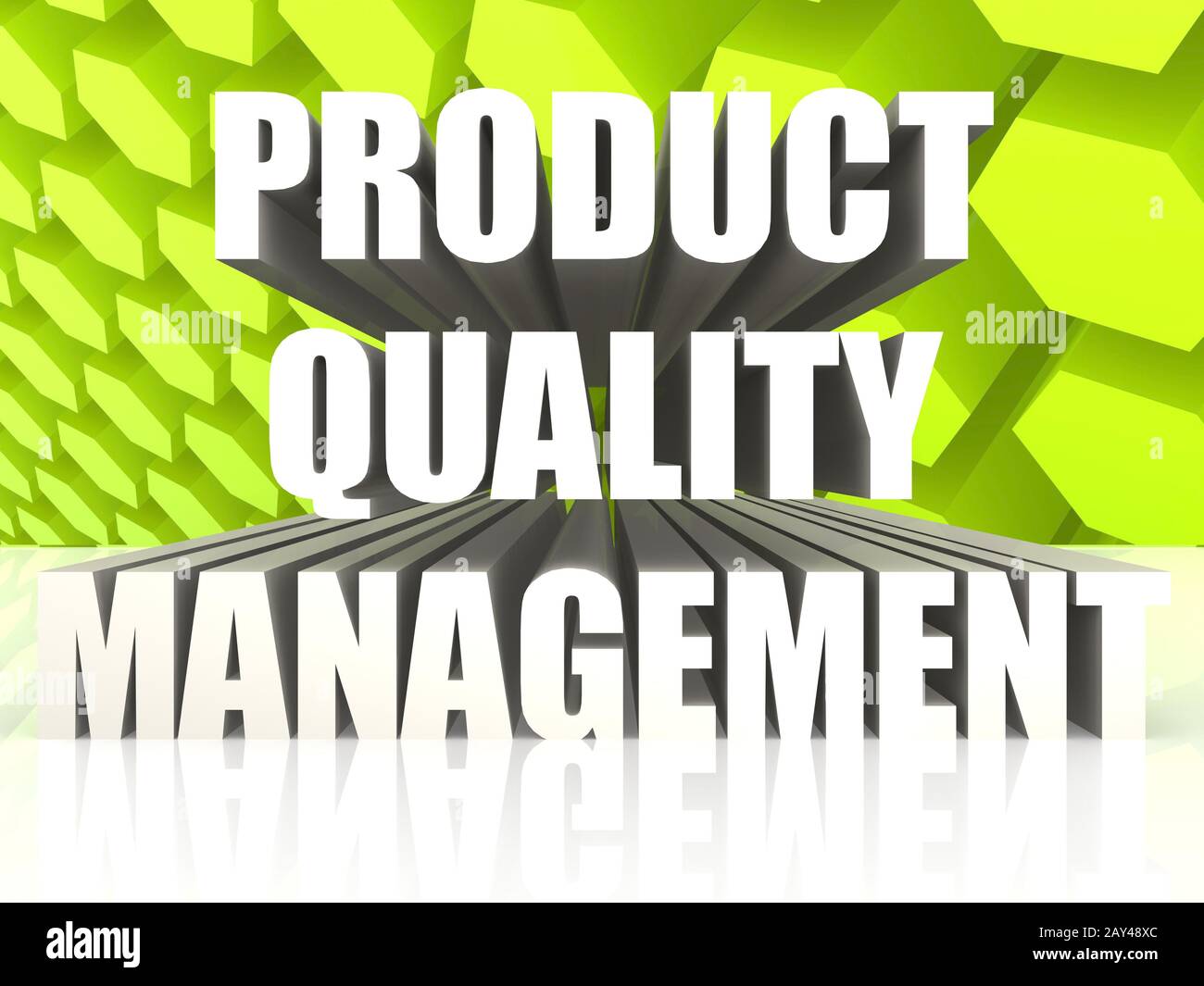 Produktqualitätsmanagement Stockfoto