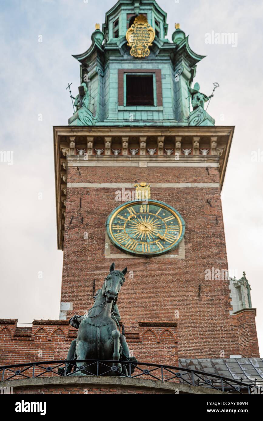 Schloss Wawel Royal, Krakow, Pland Stockfoto