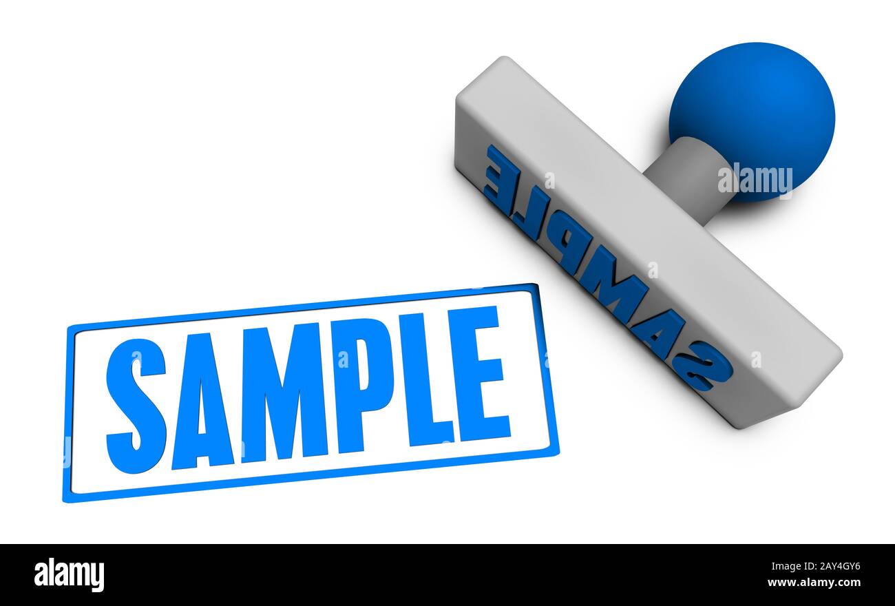 Sample stamp -Fotos und -Bildmaterial in hoher Auflösung – Alamy