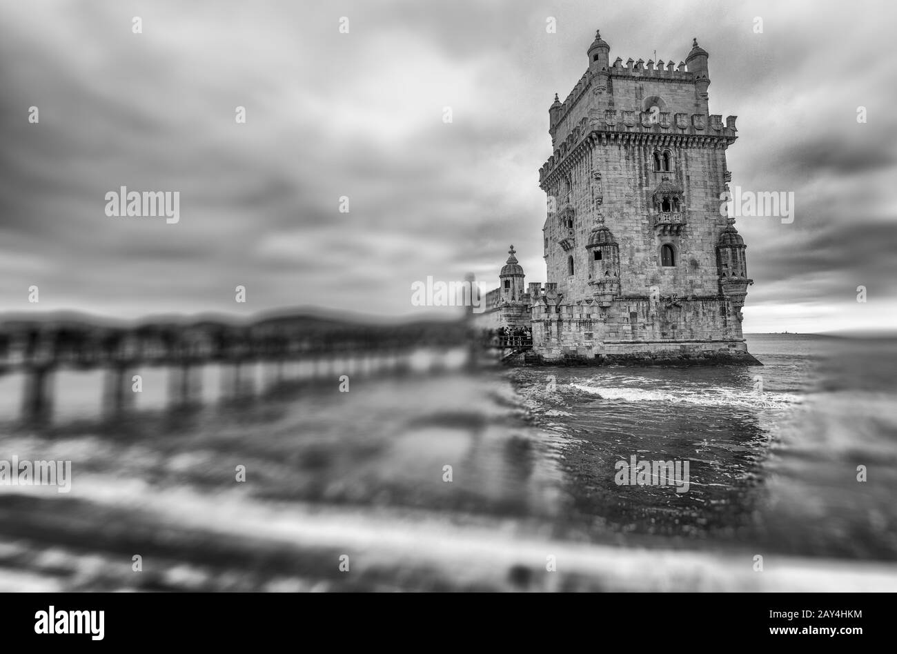 Belem Tower, Lissabon - Portugal. Stockfoto