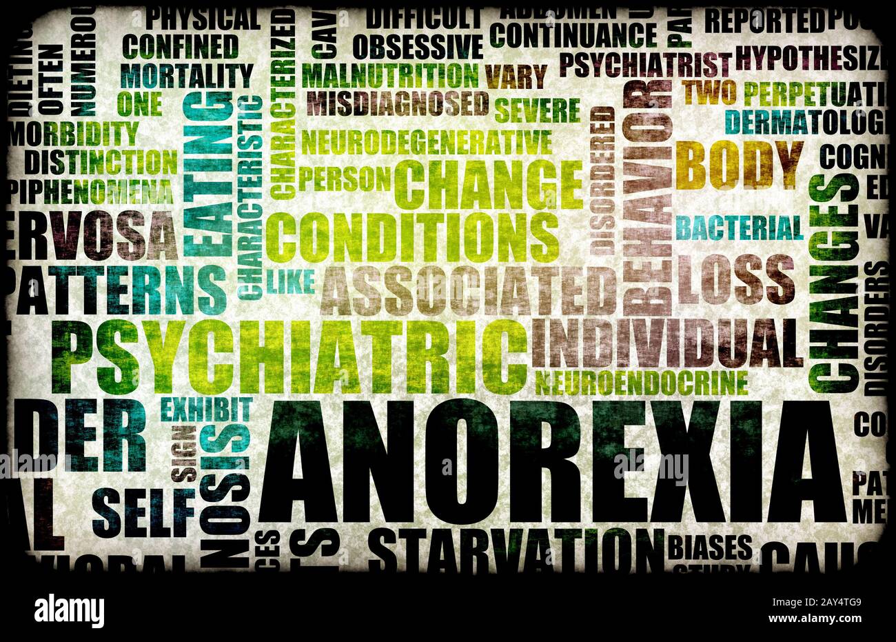 Magersucht Stockfoto