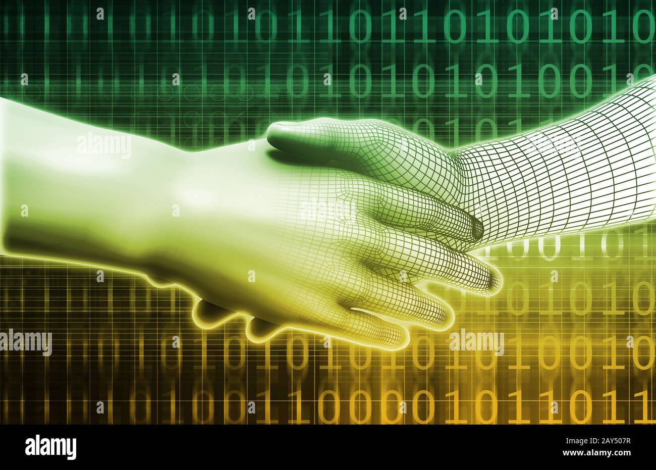 Datennetz Stockfoto