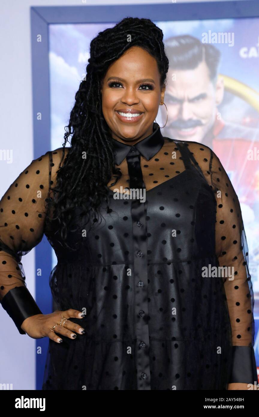 Natasha Rothwell bei der Sondervorführung des Films "Sonic the Hedgehog" im Regency Village Theatre. Westwood, 12.02.2020 Nutzung weltweit Stockfoto