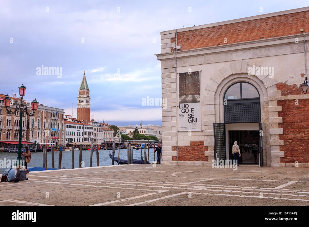 Punta della Dogana. Modernes Kunstmuseum im Alten Zollhaus, das die Pinault Collection beherbergt. Tadao Ando Architektur. Venedig. Italien. Stockfoto