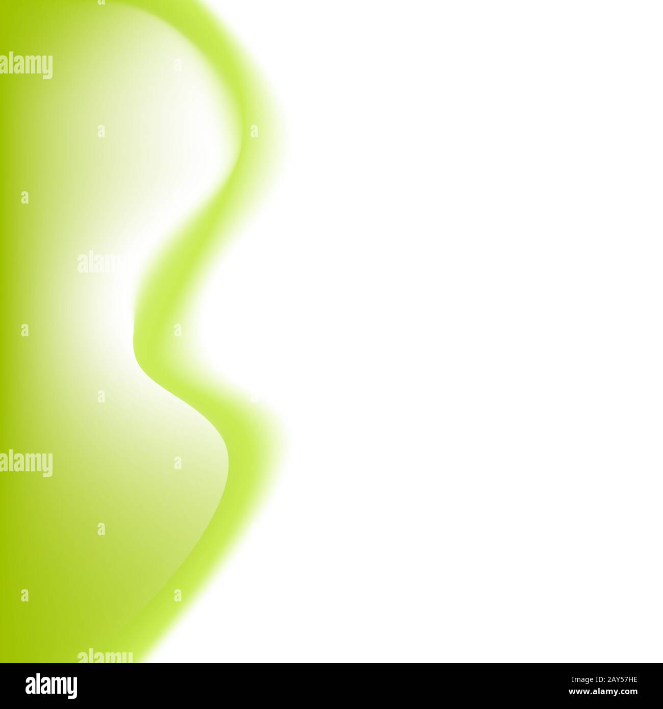 Abstrakte grüne Wellenlinien. Vektor grüne Welle Hintergrund. Für Broschüre, Website-Design Stock Vektor