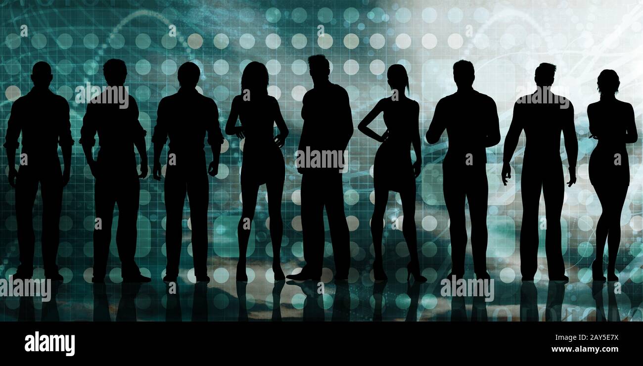 Führungskräfte in Unternehmen Stockfoto