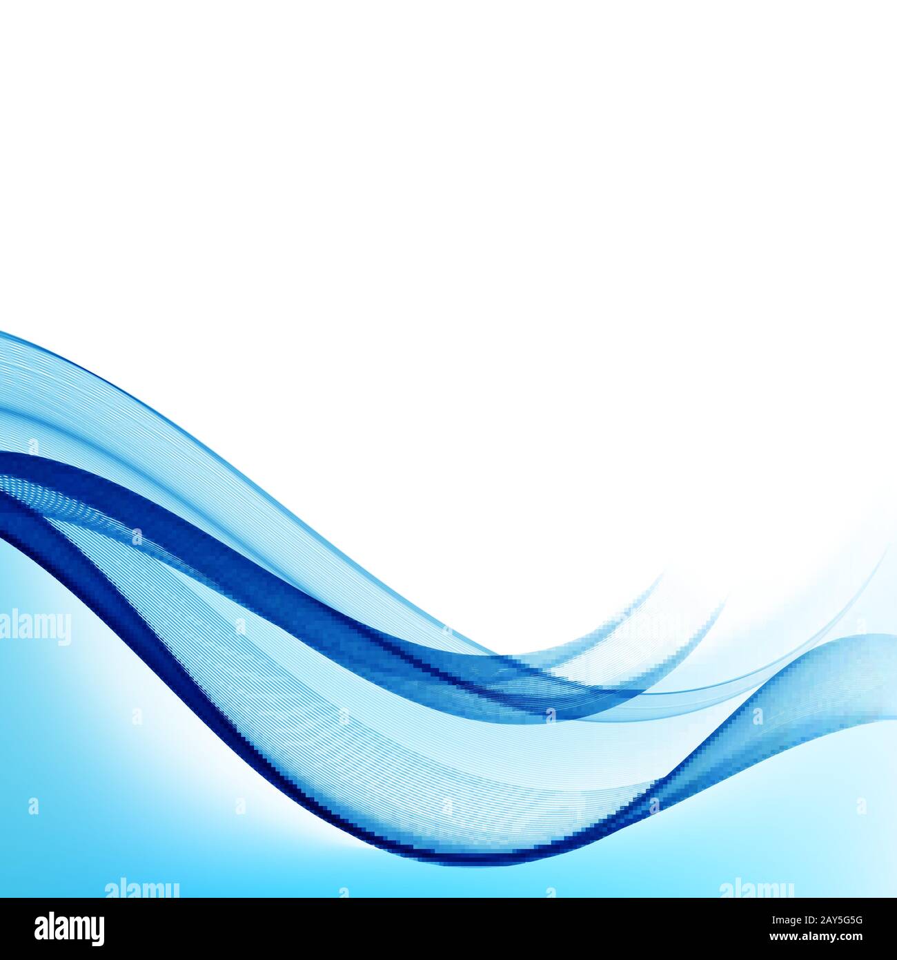 Glatte abstrakte Grenze wave soft Hintergrund moderne futuristischen cooles Layout. Vector Illustration Stock Vektor