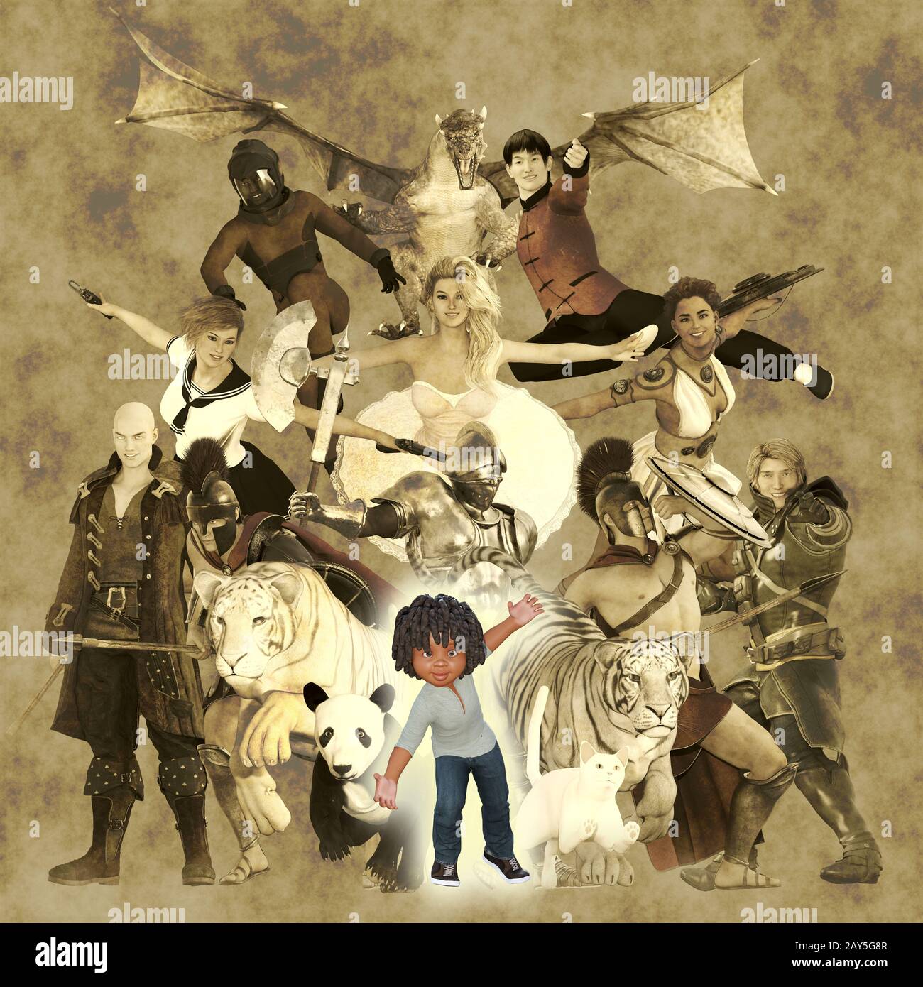 Literarische Klassiker Stockfoto