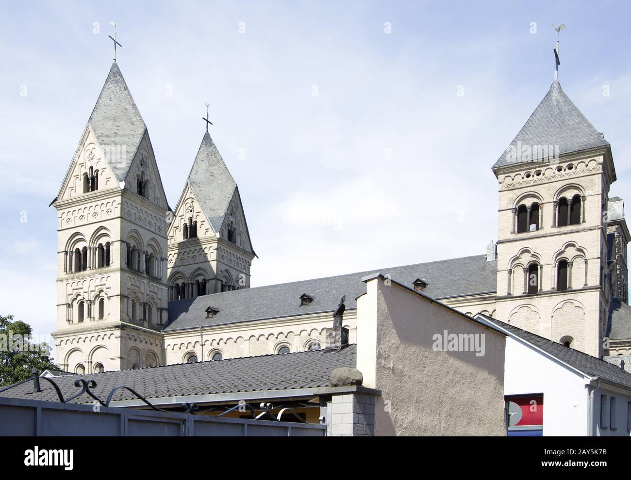 Andernach, Vulkaneifel, Rhein, Dom, Dom, Marienkirche Stockfoto