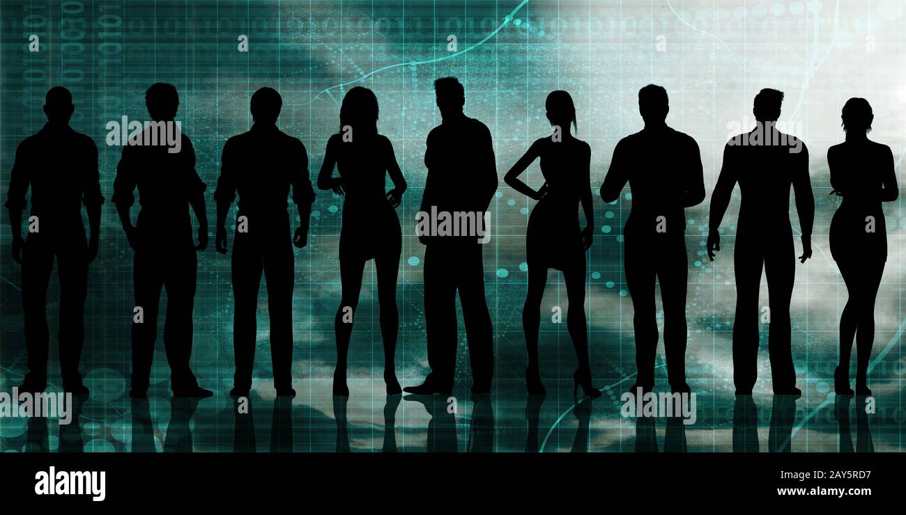 Führungskräfte in Unternehmen Stockfoto