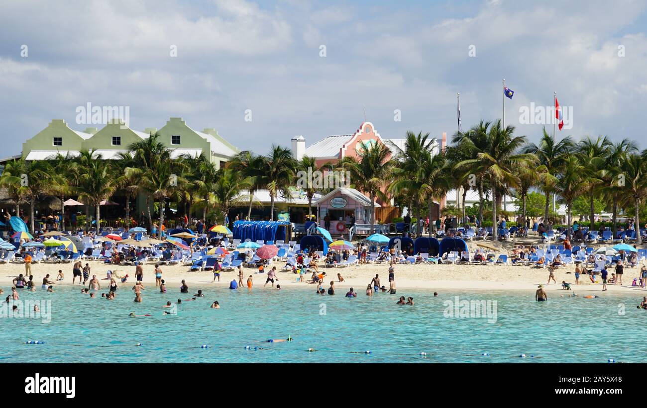 Governor's Beach auf Grand Turk Island auf den Turks- und Caicosinseln Stockfoto