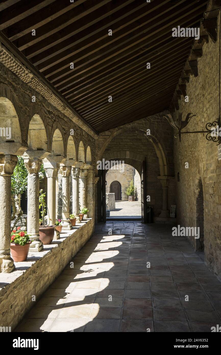 Romanische Kirchen im Dorf Taull in den spanischen Pyrenäen, Zwölftes Jahrhundert Stockfoto