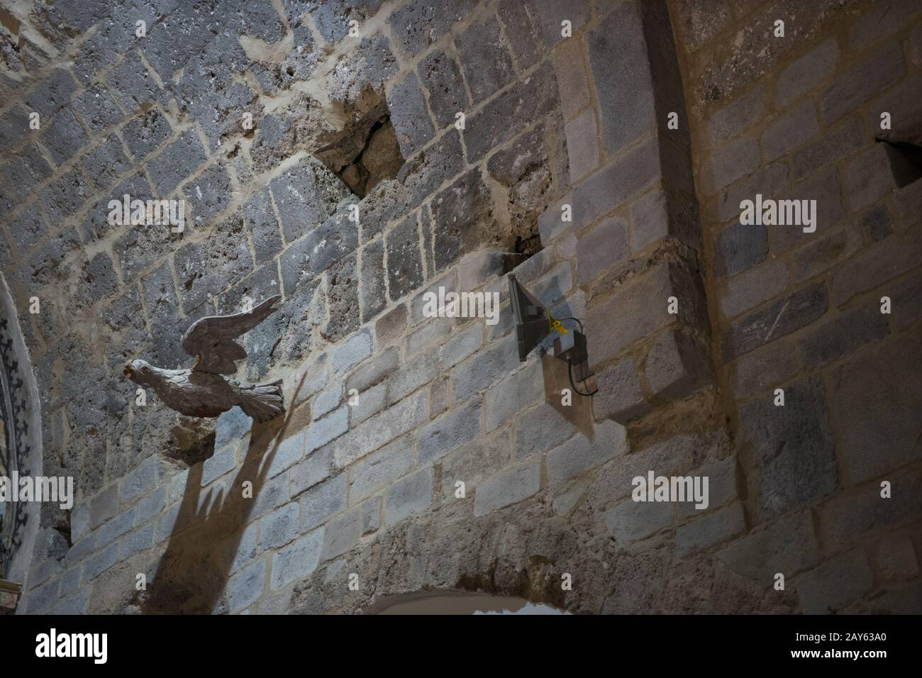 Romanische Kirchen im Dorf Taull in den spanischen Pyrenäen, Zwölftes Jahrhundert Stockfoto