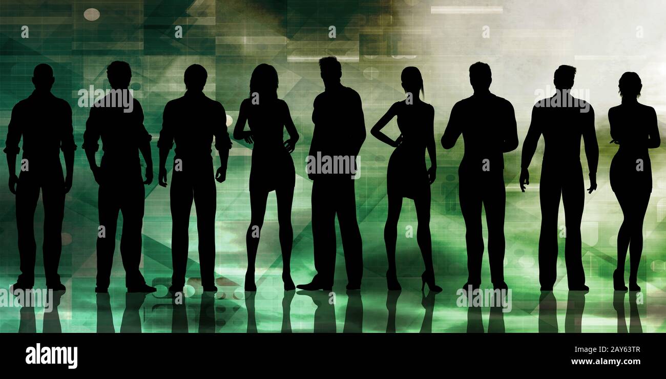 Führungskräfte in Unternehmen Stockfoto