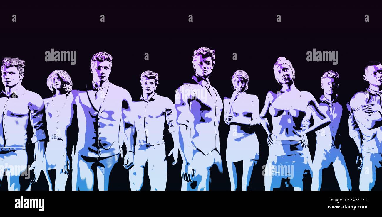 Führungskräfte in Unternehmen Stockfoto