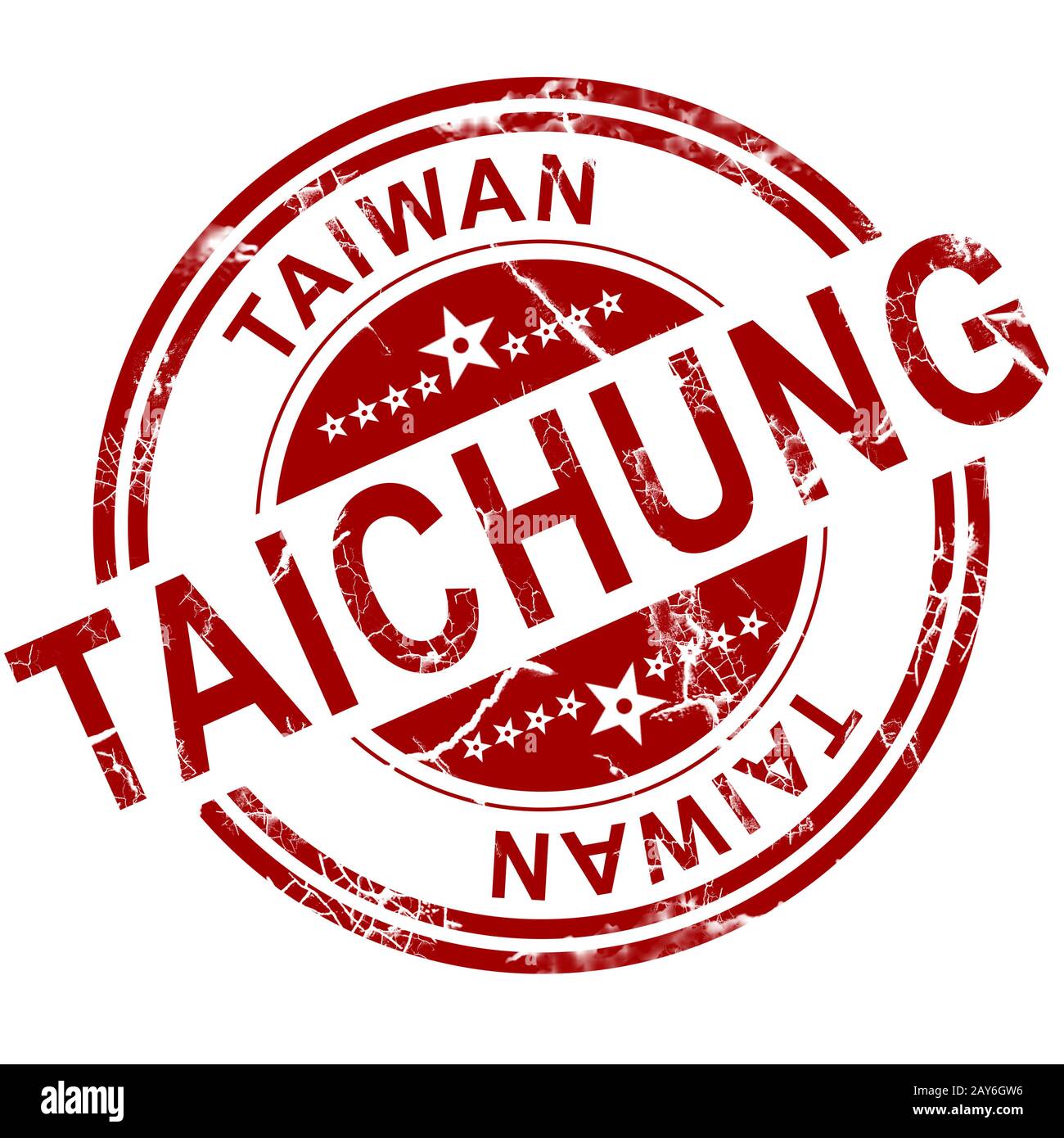 Red Taichung Stempel Stockfoto