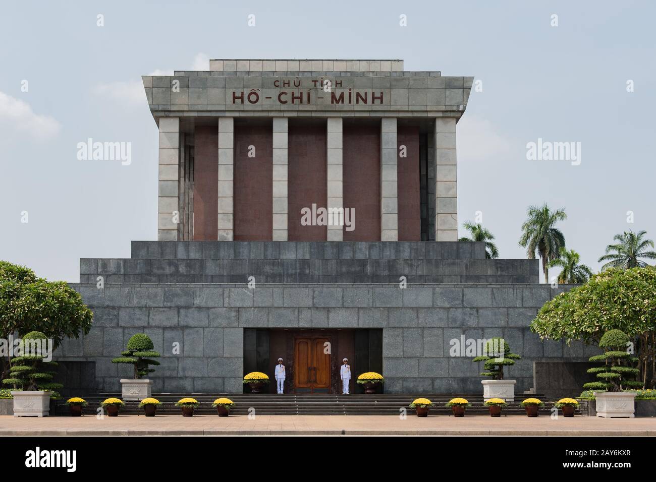 Ho-Chi-minh-mausoleum Ba Dinh Place im Zentrum von Hanoi Stockfoto