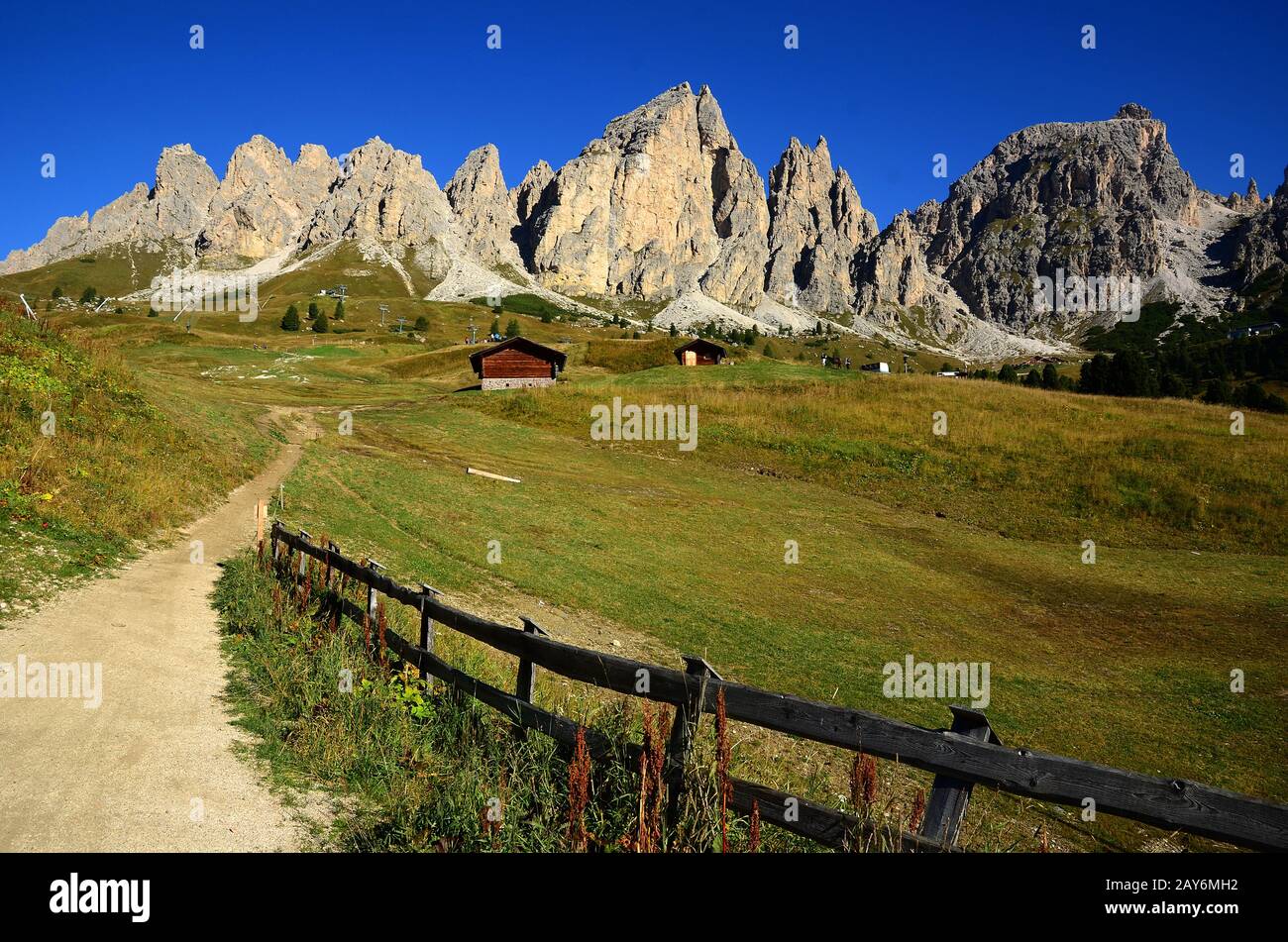 alpen, dolmen, Italien, Europa, Groedner Joch, Puez, Puez-Gruppe, Südtirol, Stockfoto