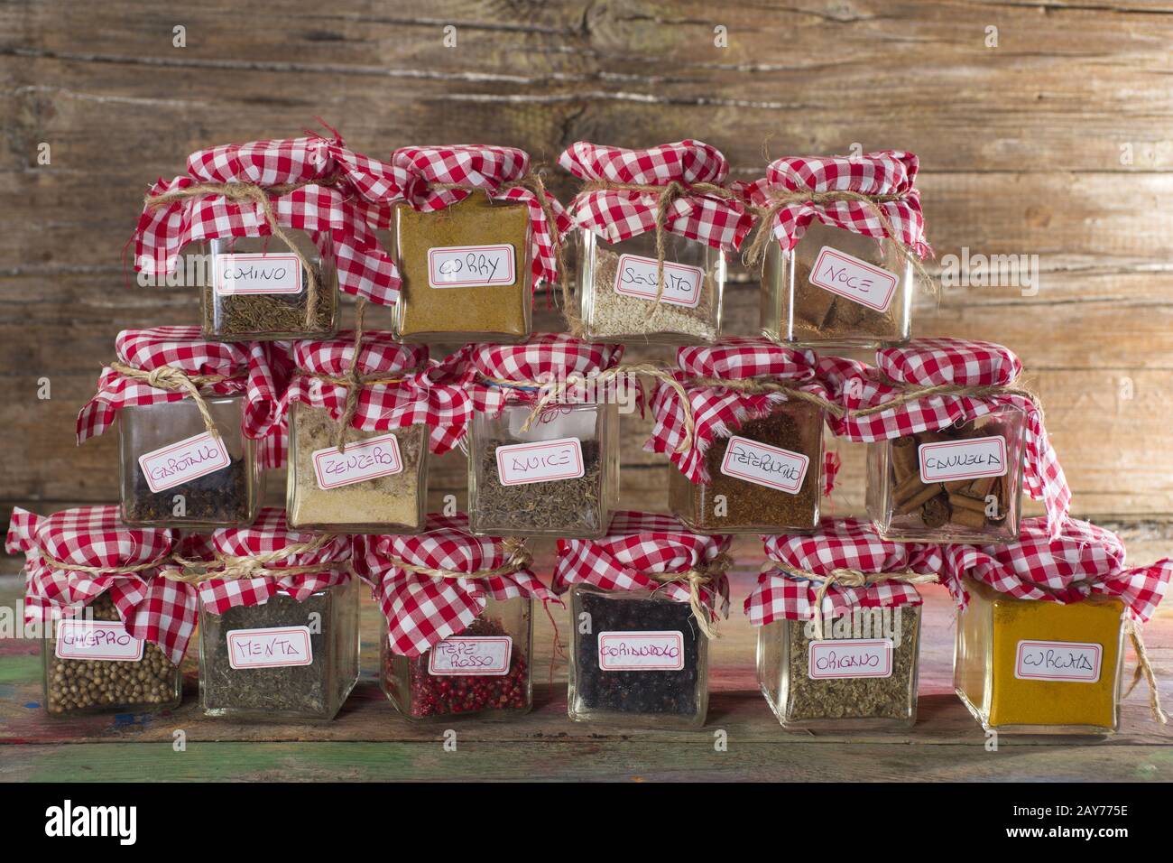 Pantry des Aromas Stockfoto