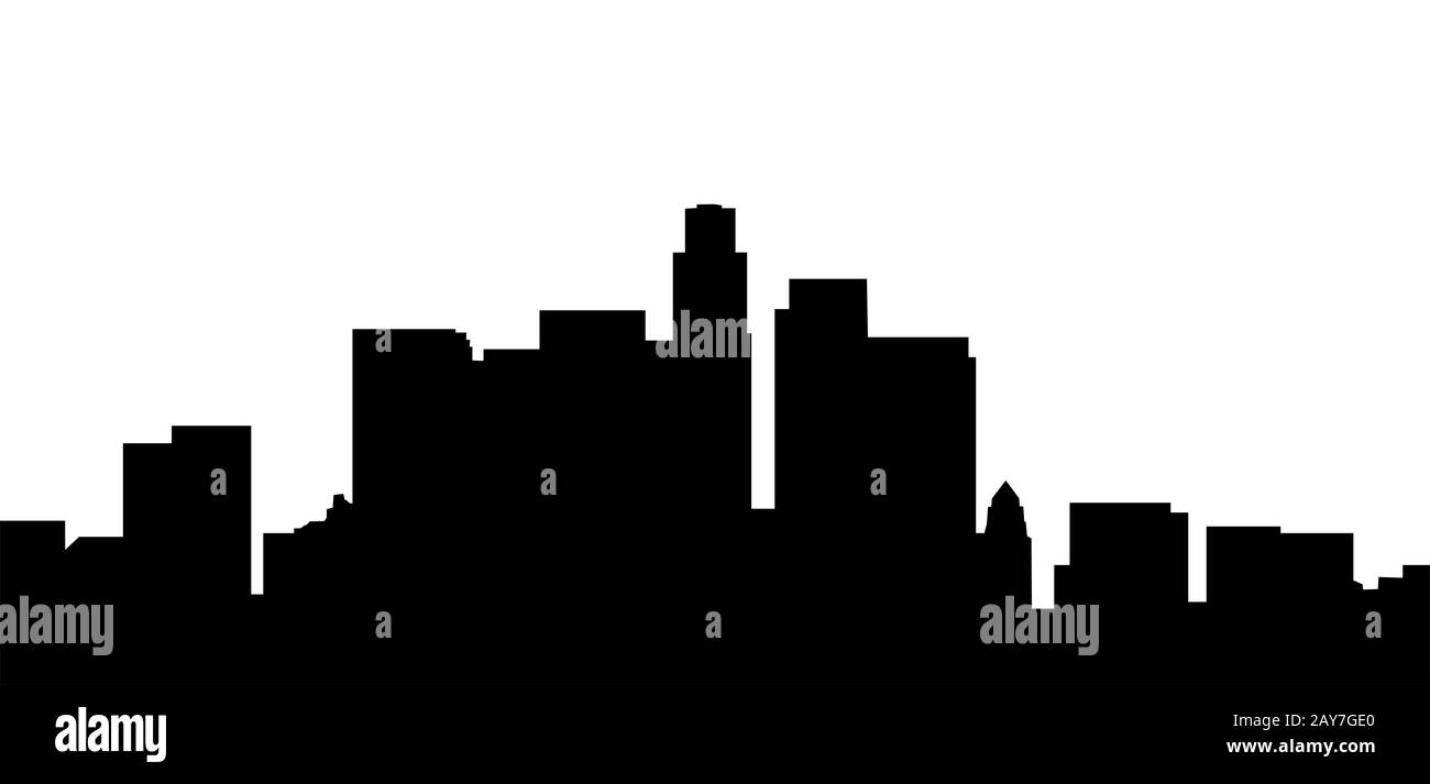skyline von los angeles Stockfoto
