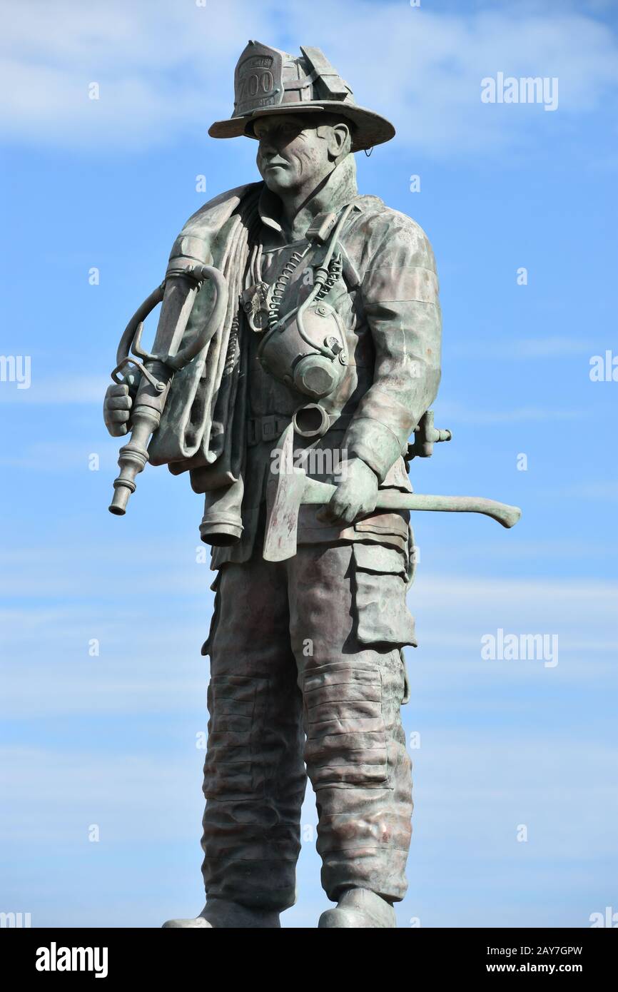 Das Firefighter Memorial in Ocean City, Maryland Stockfoto