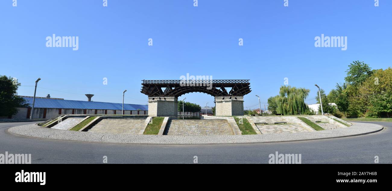 severinisches Stadtbrückendenkmal Stockfoto