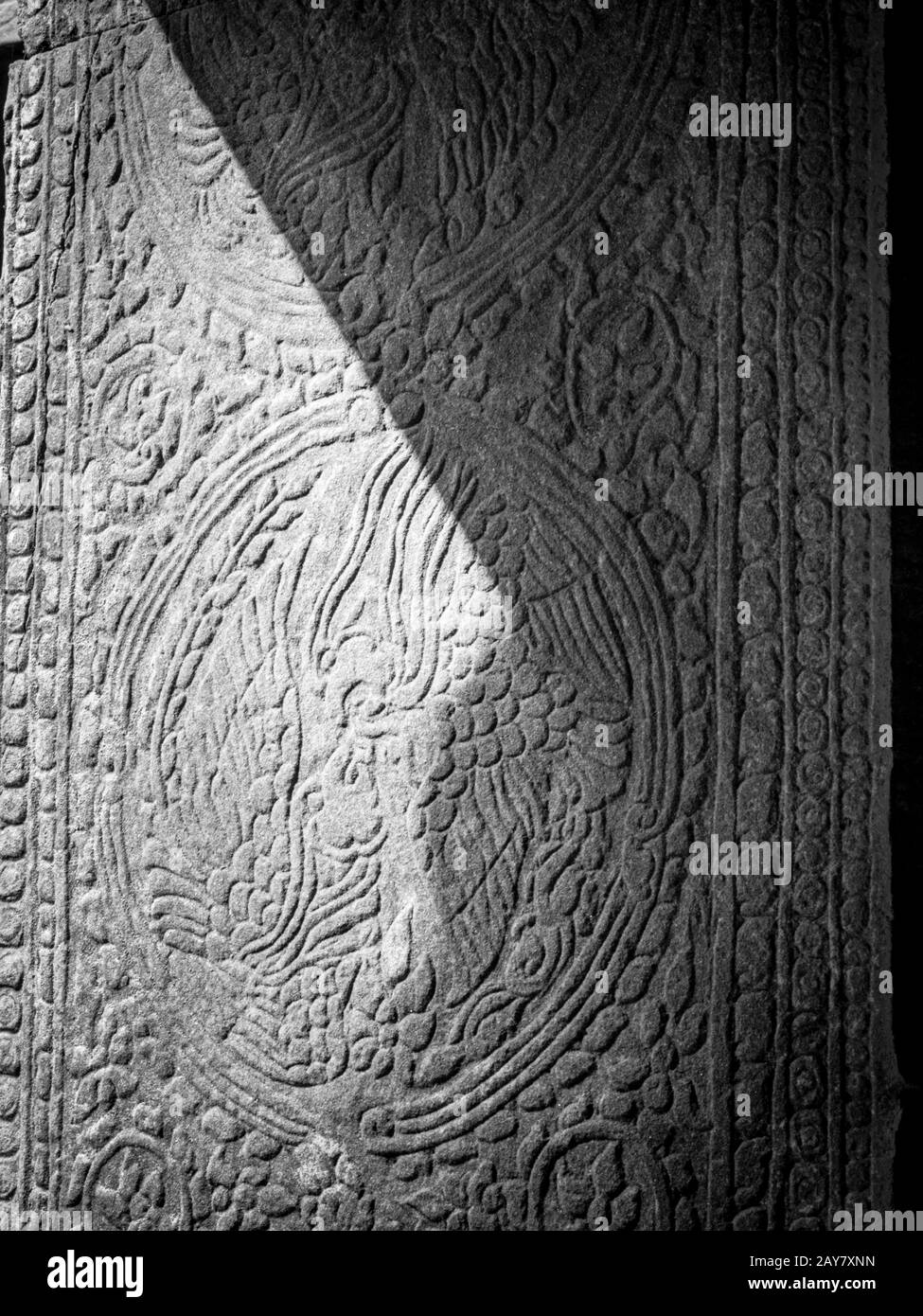 Bild aus dem Tempel Preaha Khan, einem Teil des Archäologischen Parks Angkor Wat, Siem Reap, Kambodscha. Stockfoto