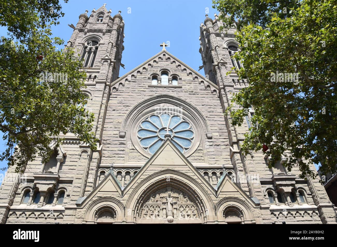 Kathedrale von Madeleine in Salt Lake City, Utah Stockfoto