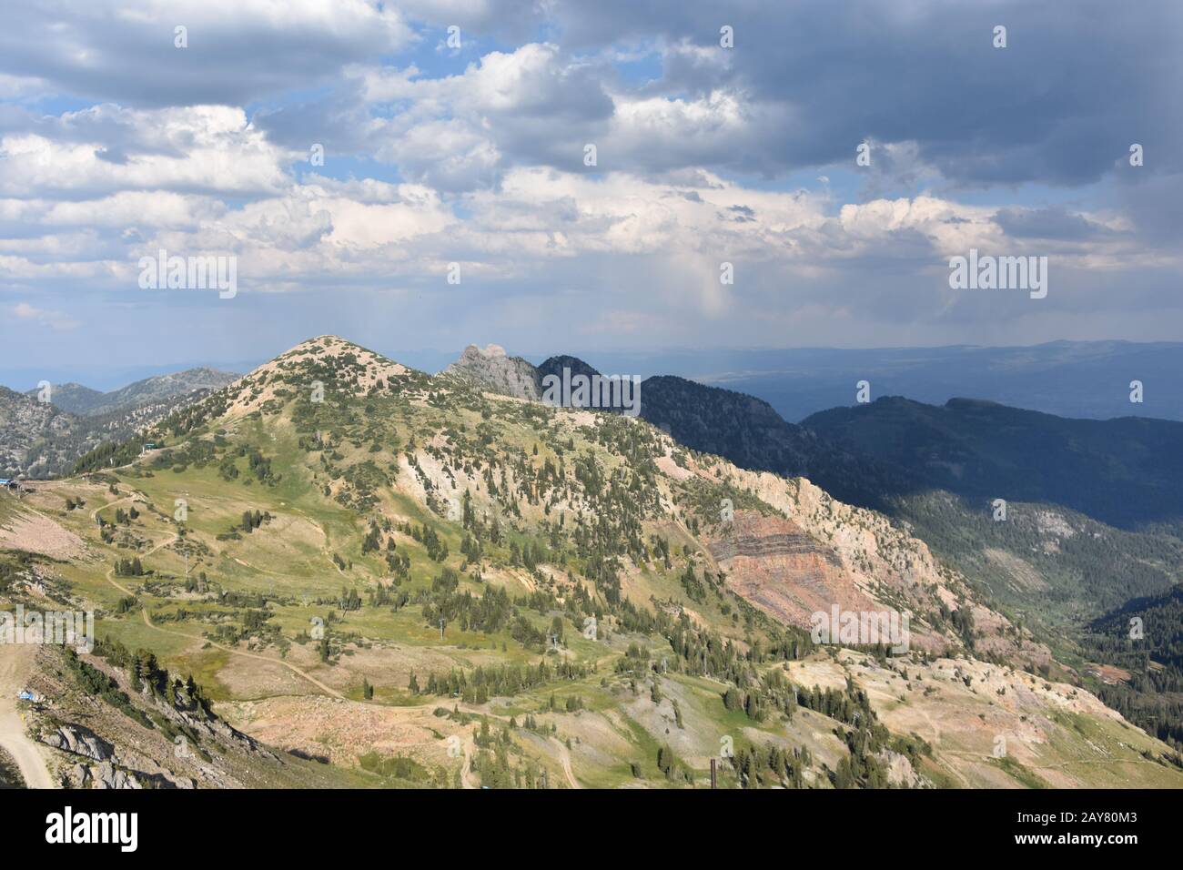 Snowbird Resort in Sandy, Utah Stockfoto