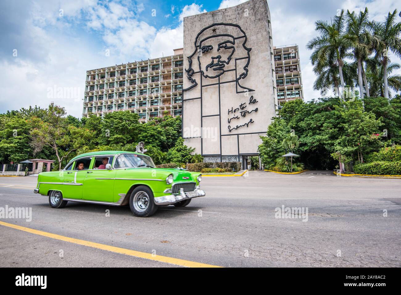 Plaza De La Revolution, Havanna, Kuba Stockfoto