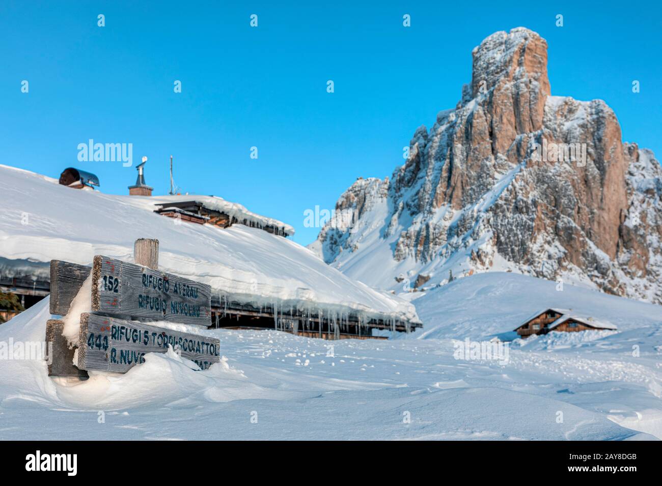 Passo di Giau, Veneto, Dolomiten, Italien, Europa Stockfoto