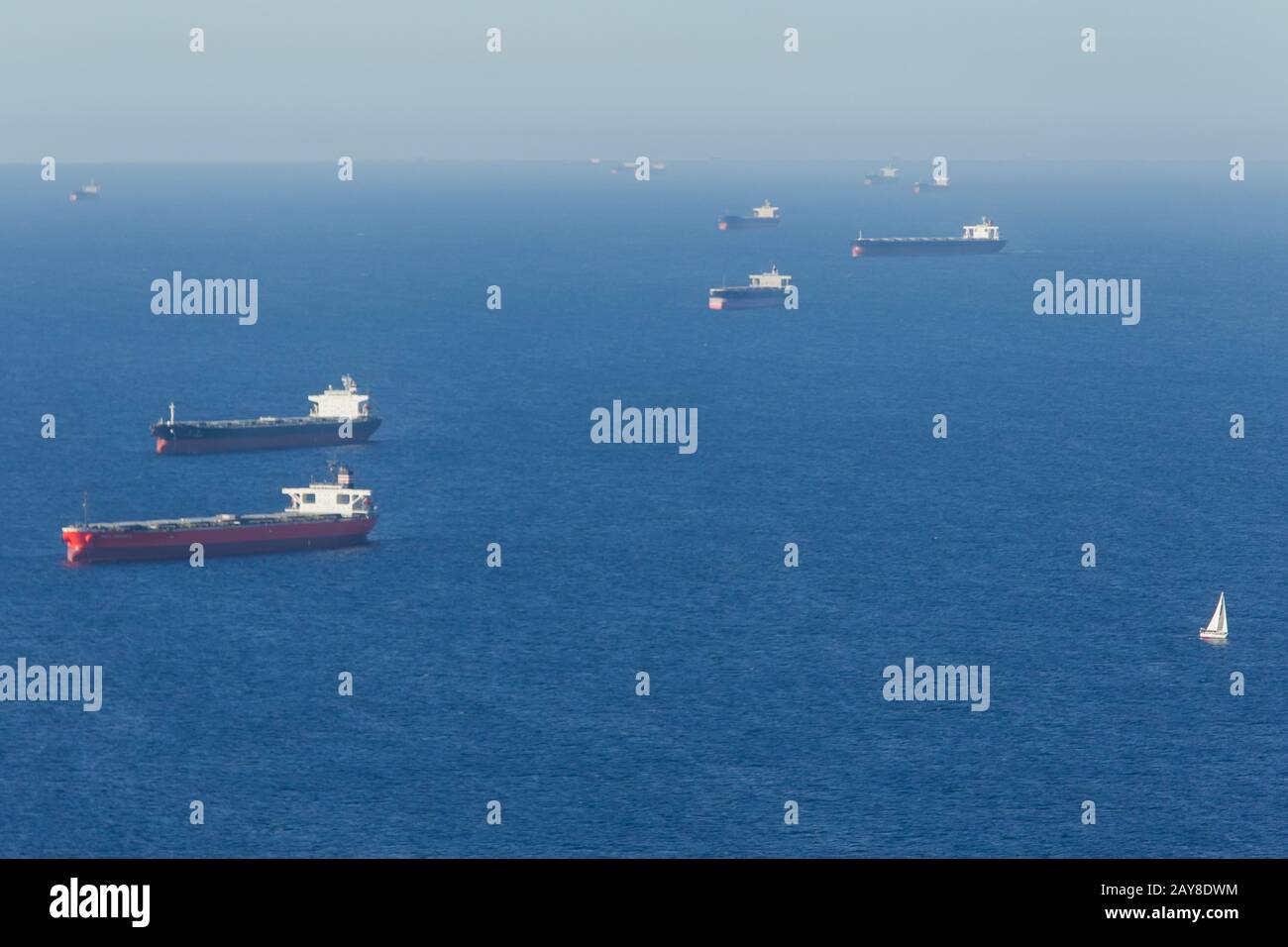 Newcastle Coal Terminal Stockfoto