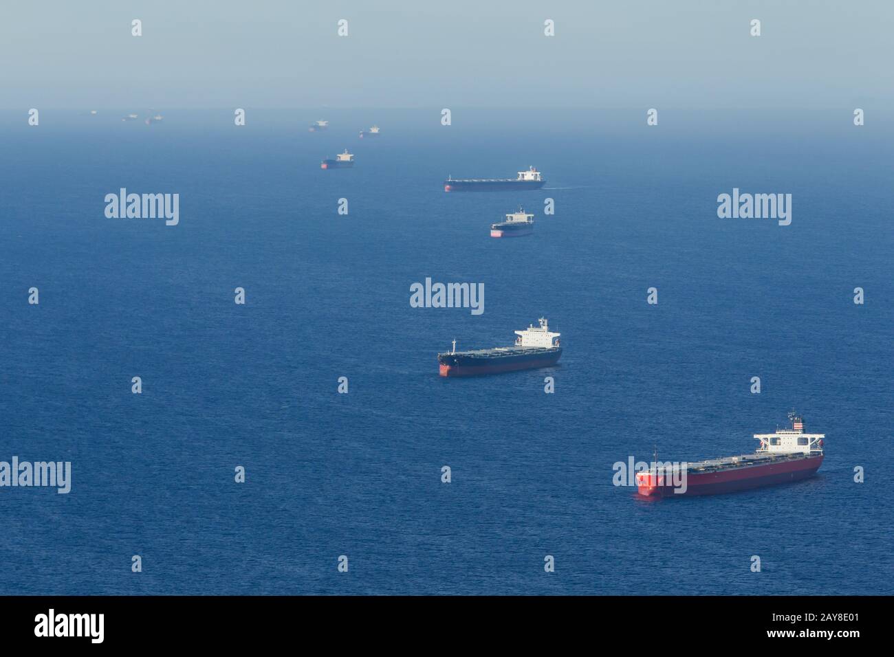 Newcastle Coal Terminal Stockfoto