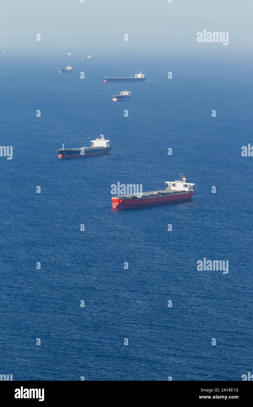 Newcastle Coal Terminal Stockfoto